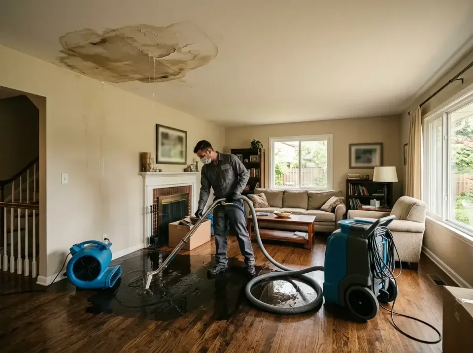 attic-pipe-burst-ceiling-drip-008 — frequently asked questions, Water Damage Restoration & Carpet Care in Lyons, NJ